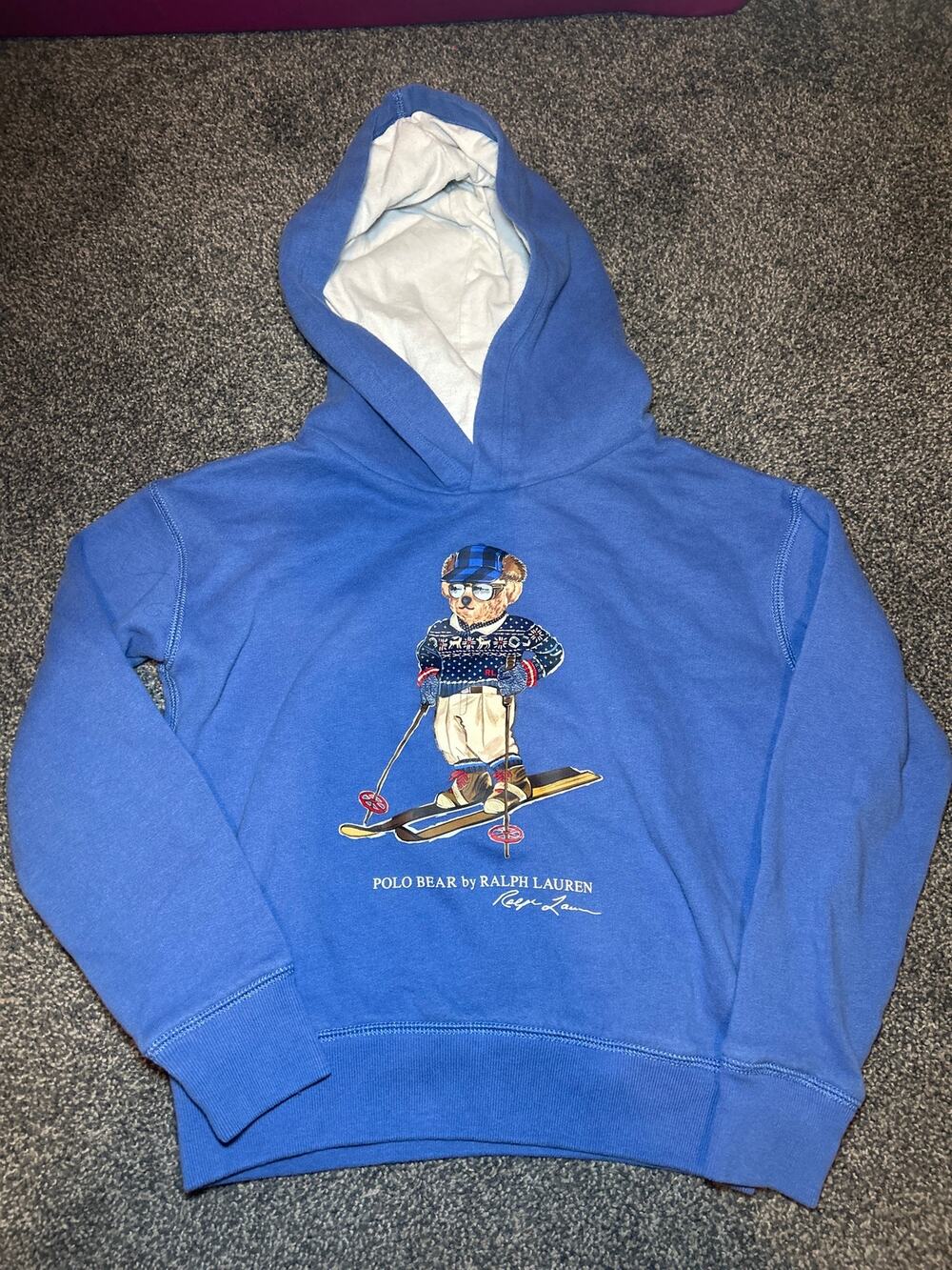 Polo by Ralph Lauren kids blue hoodie size M 8-10